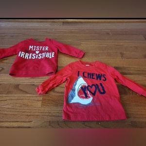 9 months valentine long sleeves